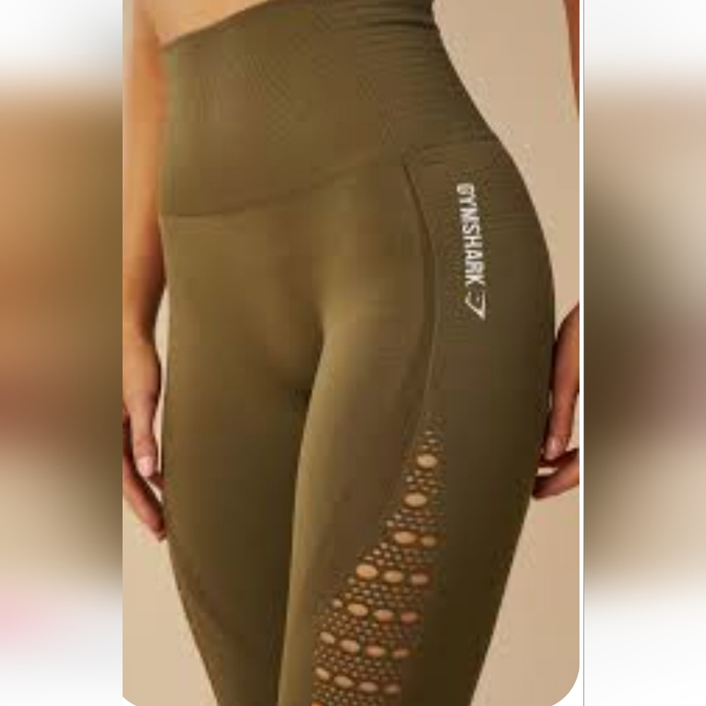 Gymshark seamless cropped Slimming Waist leggings